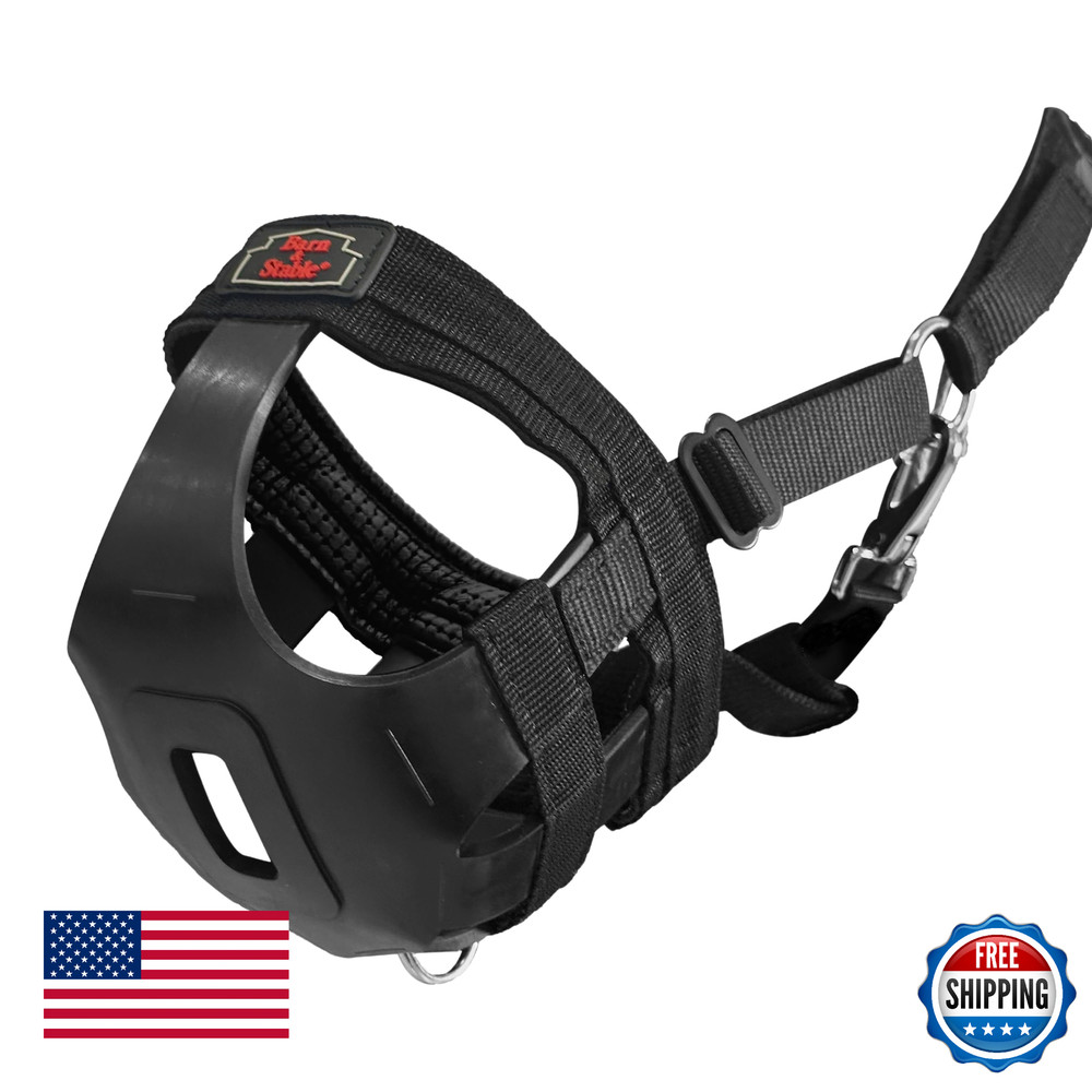 BARN & STABLE Comfort Horse Grazing Muzzle - Easy Breathe