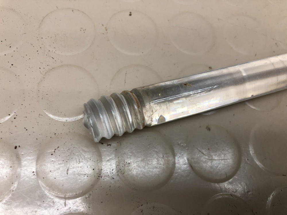 Vintage Toilet Plunger Clear Handle