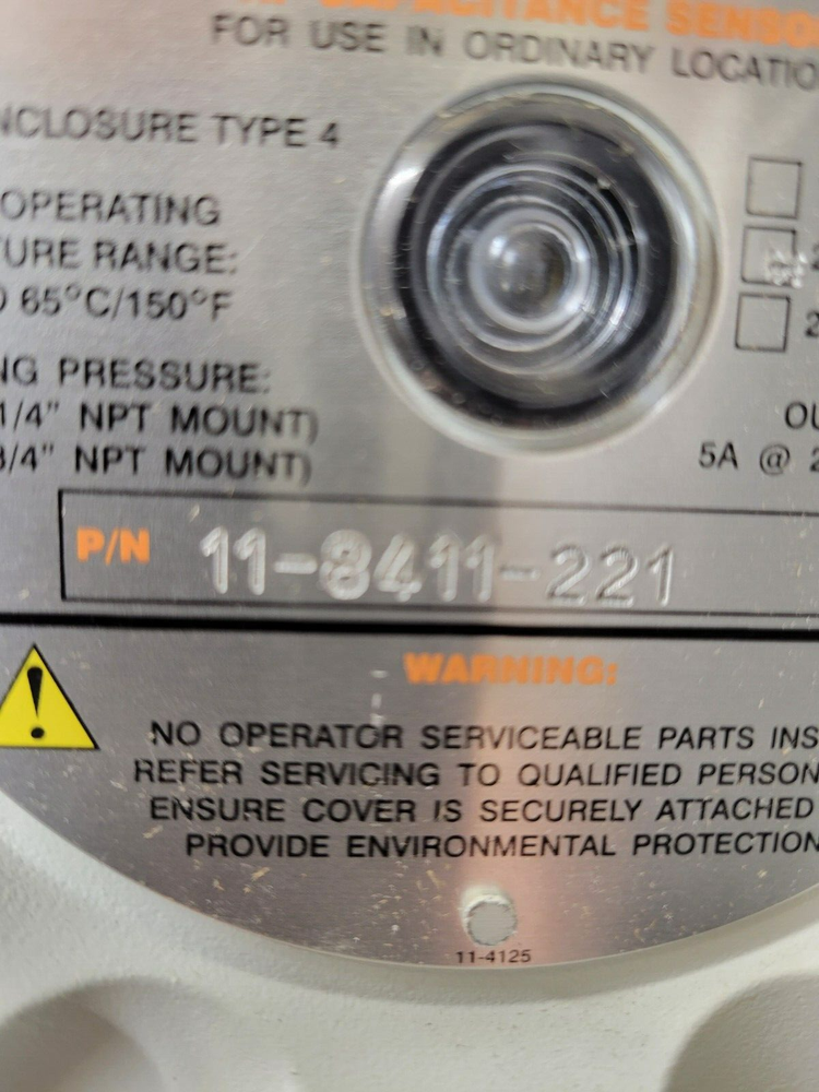 TRUE CAP MODEL MK-2e CAPACITANCE LEVEL SENSOR