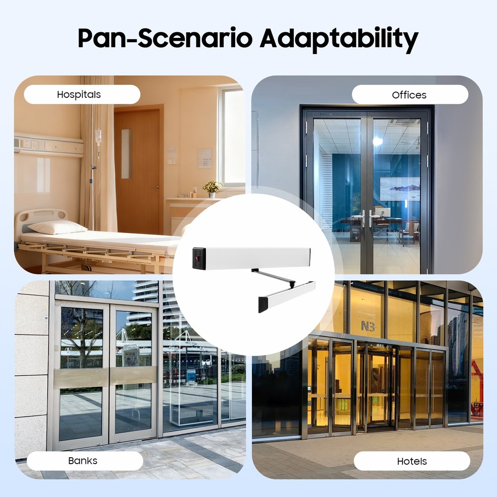 Automatic Swing Door Opener, with Control Panel & Switches, with Remote Controls