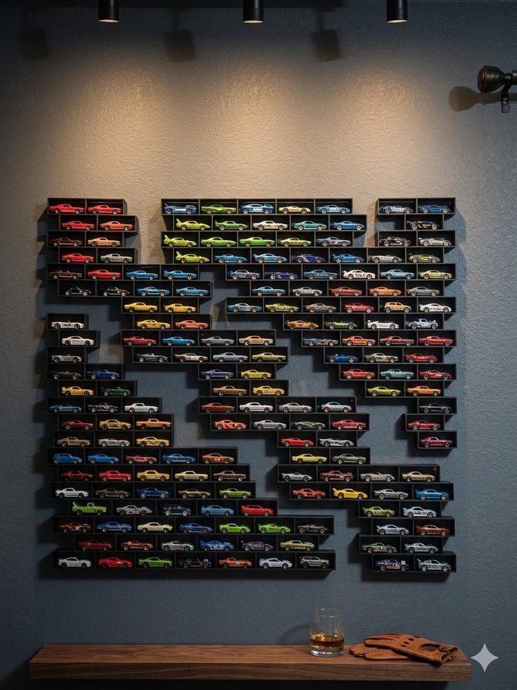 Brickwall car display