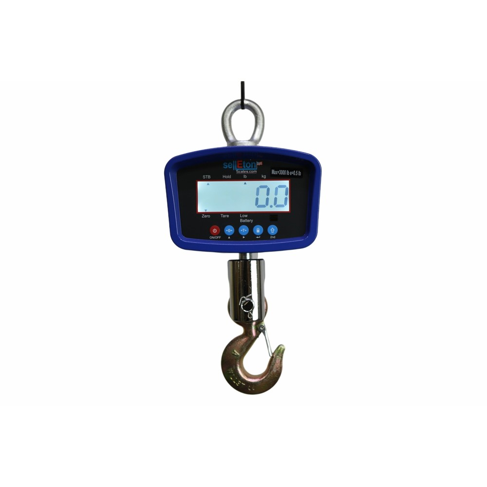 SellEton SL-924 Digital Medium General Purpose Crane Scale 500 lb x 0.1 lb