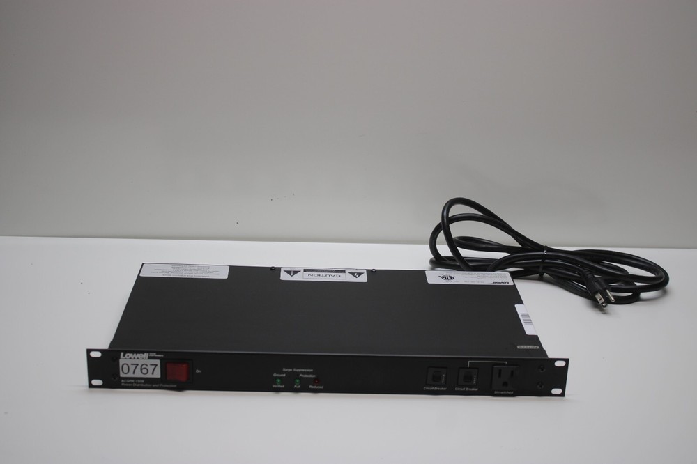 Lowell ACSPR-1509 Power Distribution Panel Rackmount
