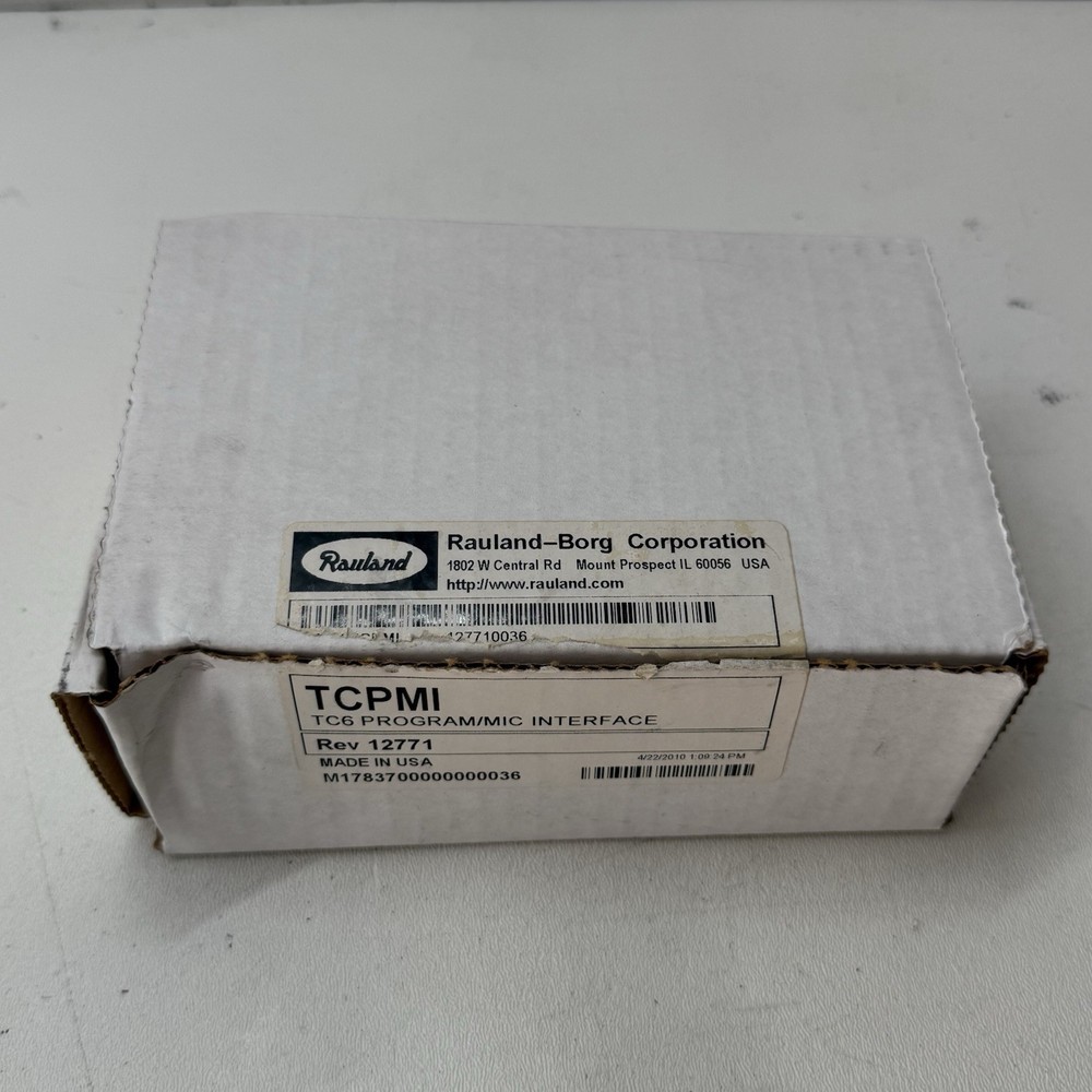 NEW - Rauland-Borg TCPMI TC-6 Program/Mic Interface