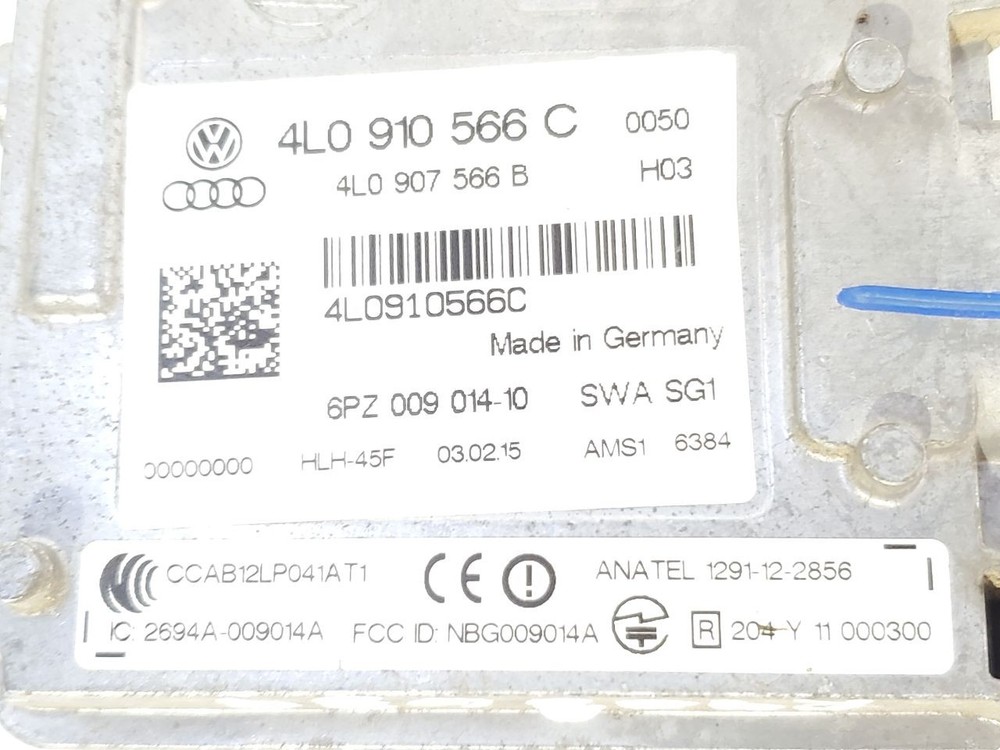 Used Blind Spot Detection System Warning Control Module fits: 2015 Audi Q7 Drive