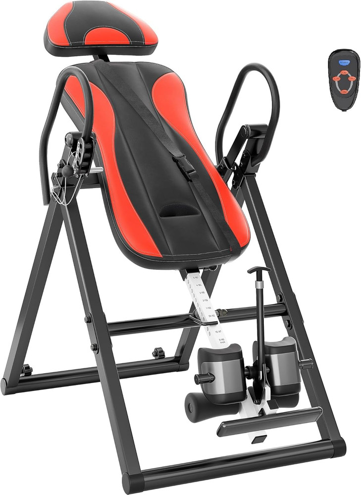 YOLEO Inversion Table Massage & Heat Inversion Table 2025 New Inversion Table fo