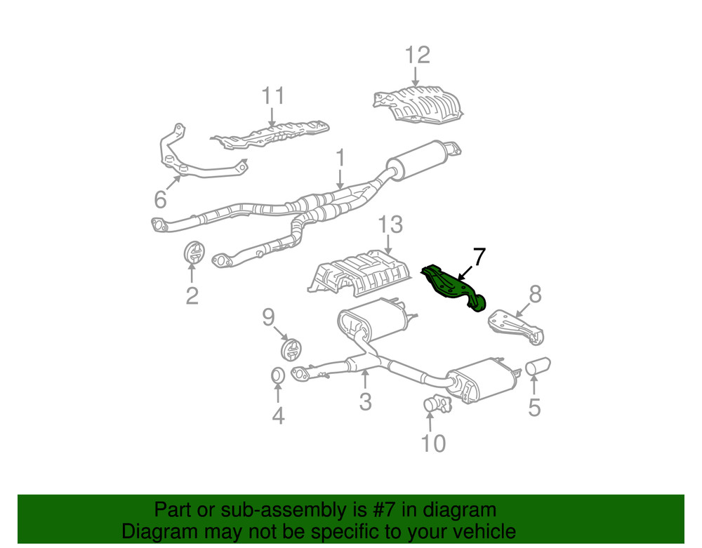 Genuine Lexus Exhaust Bracket 17508-31101