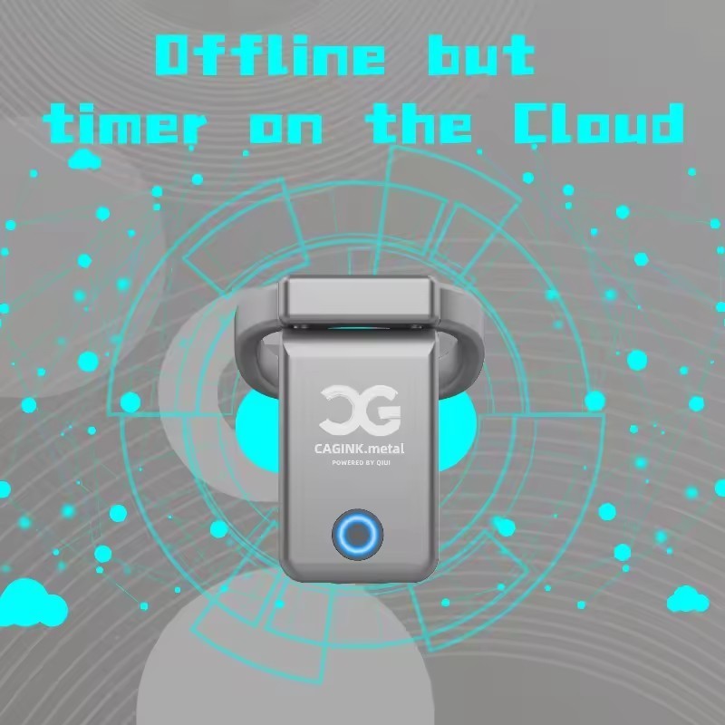 Metal Chastity Lock AI Function Remote APP Control Bluetooth Timing Penis Lock