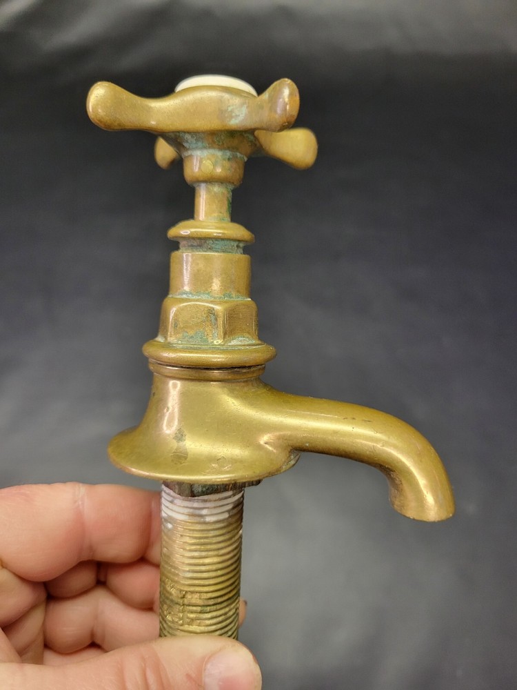Edwardian Brass Bath Taps Faucet