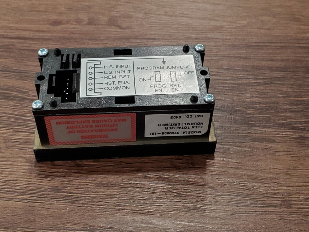 Veeder Root Danaher Controls 0799008-101 Flex Totalizer Hourmeter And Timer