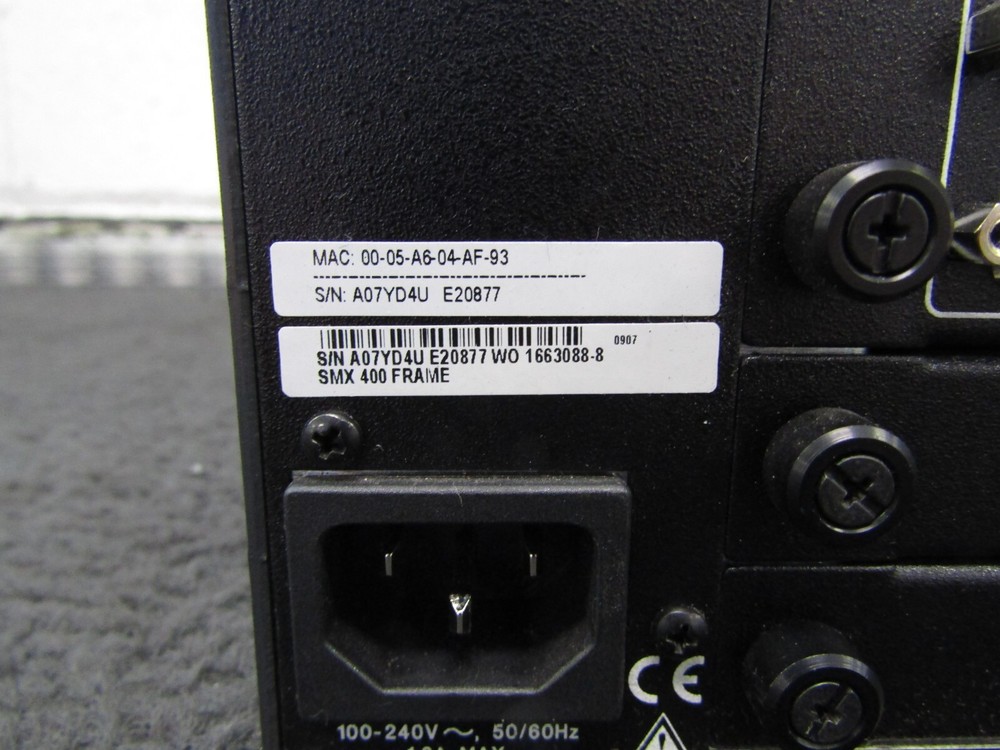 Extron SMX 400 8-slot switcher frame