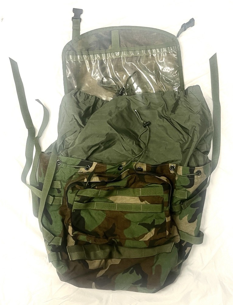 Military Issue MOLLE II Main Pack - Woodland Camo -- PACK ONLY