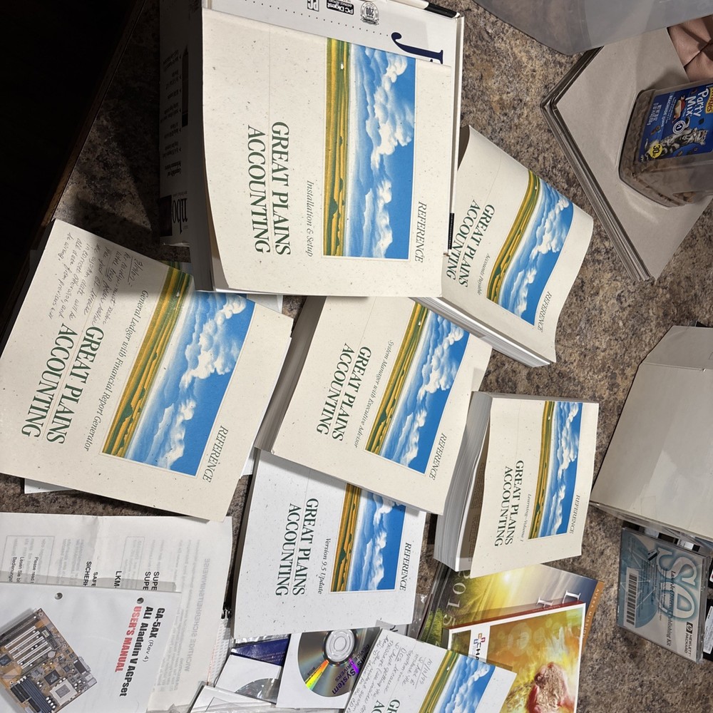 Great Plains Accounting Books & DISC Etc