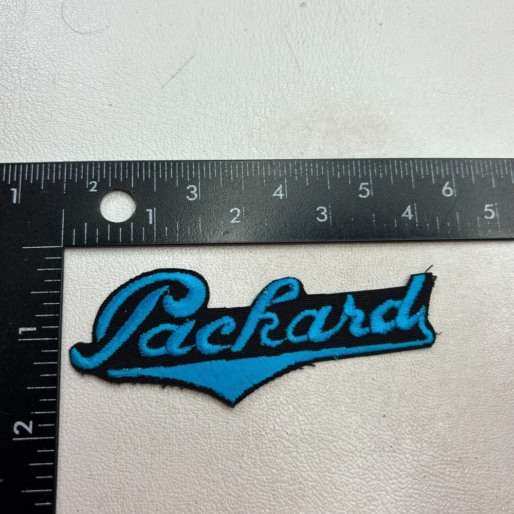NOS c 2010s PACKARD Car Auto Patch (Blue) 00.8