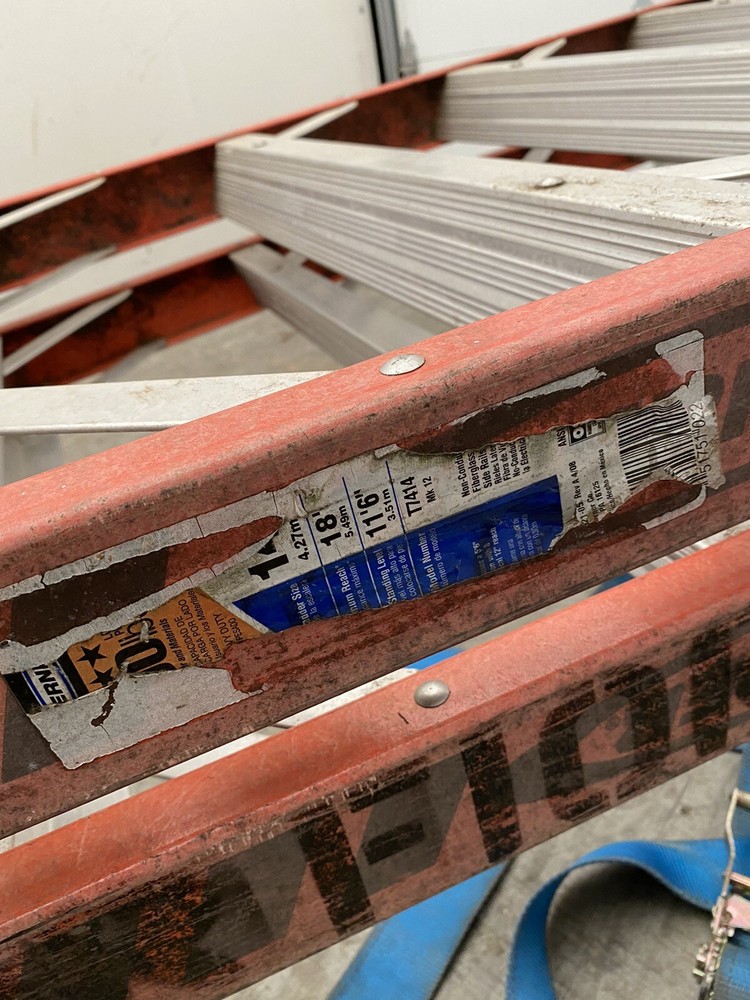 werner ladder 18’ AFrame Model #T7414