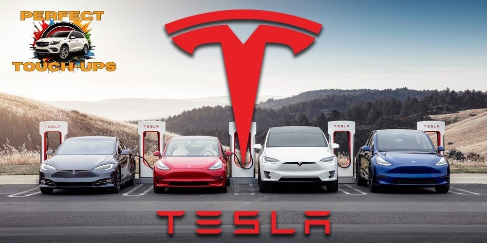 Tesla Touch up paint and clear coat kit
