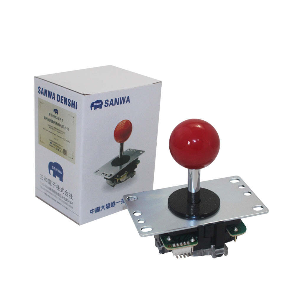 Sanwa Diy Arcade Kit Jlf-tp-8Yt Joystick Obsf-30 24 Buttons Usb Encoder Board Ca