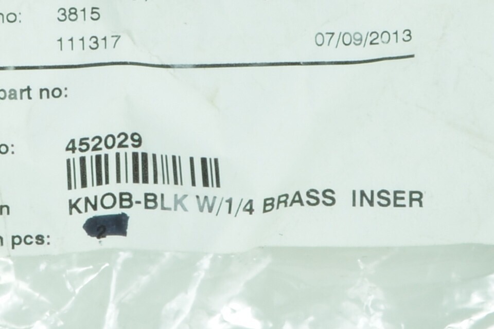 Minuteman 452029 Knob