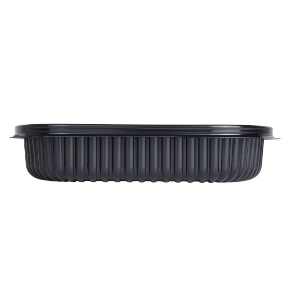 Karat 24oz PP Microwaveable Black Take Out Box - 300 pcs, FP-BB24
