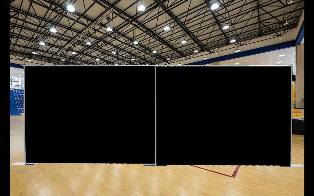 ADJUSTABLE QUICK BACKDROP KIT 10 FT TALL x 10FT-50FT WIDE PIPE WITHOUT DRAPE