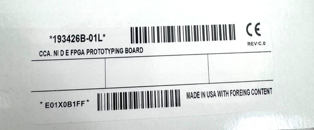 NEW! National Instruments Digital Electronics Prototyping FPGA Board 193426B-01L