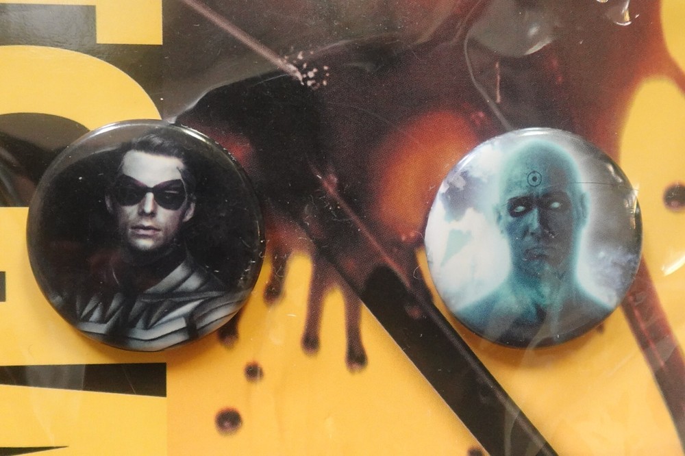 DC Comics Watchmen Movie Button Pin Set