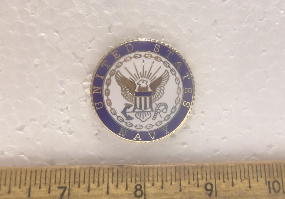 Large United States Navy Logo Pin