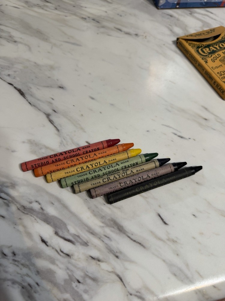 Antique Crayola Crayons