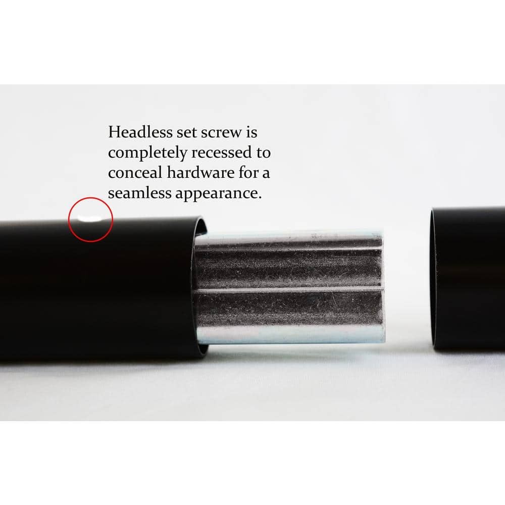 Architectural Mailboxes MB1 Black Medium Steel Post Mount Mailbox w/ Post Kit