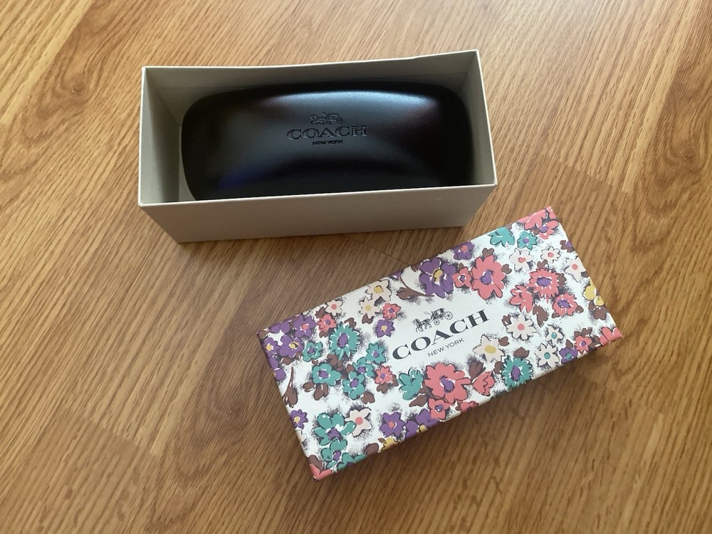 COACH eyewear case and box