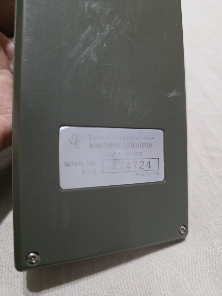 Vintage Texas Instruments TI-30 SLR Calculator