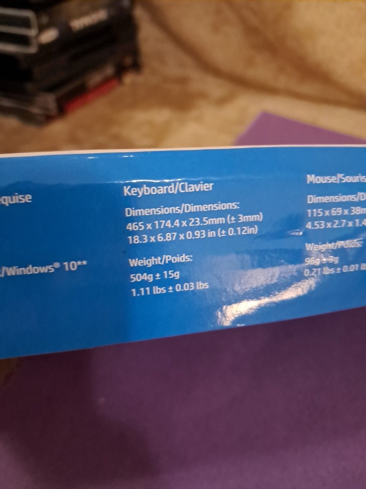 HP Pavilion Keyboard and Mouse 200 (9DF28AA#ABL) USB connection black