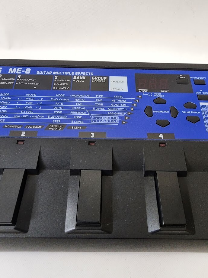 BOSS ME-8 Guitar Multiple Effects Distortion Chorus
