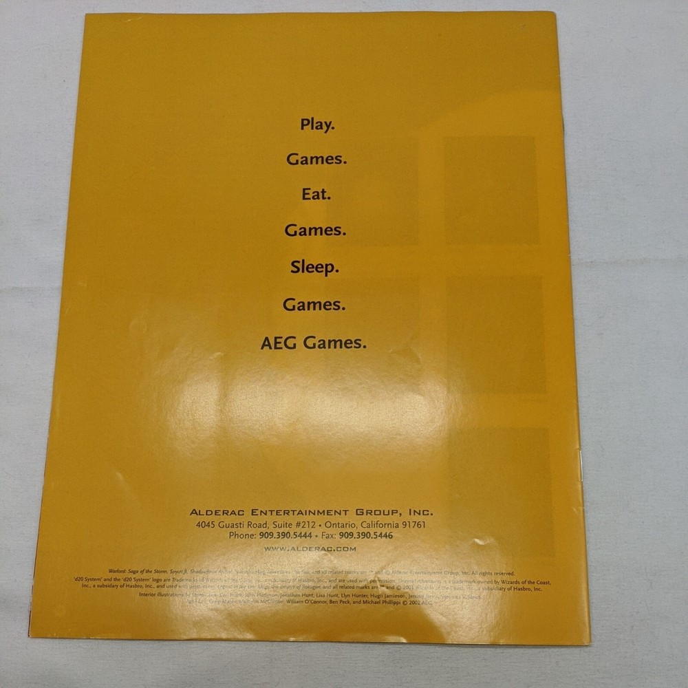 AEG 2002 Product Guide Catalog