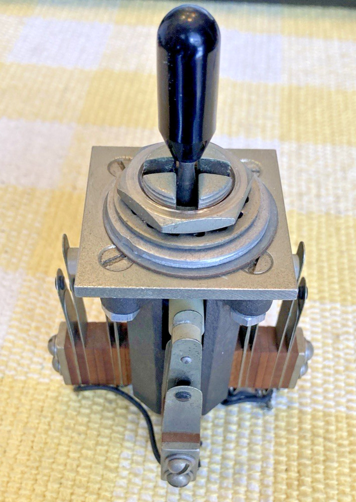 VINTAGE PANEL MOUNT 8 pole, 5 position ,non shorting, JOYSTICK LEVER SWITCH