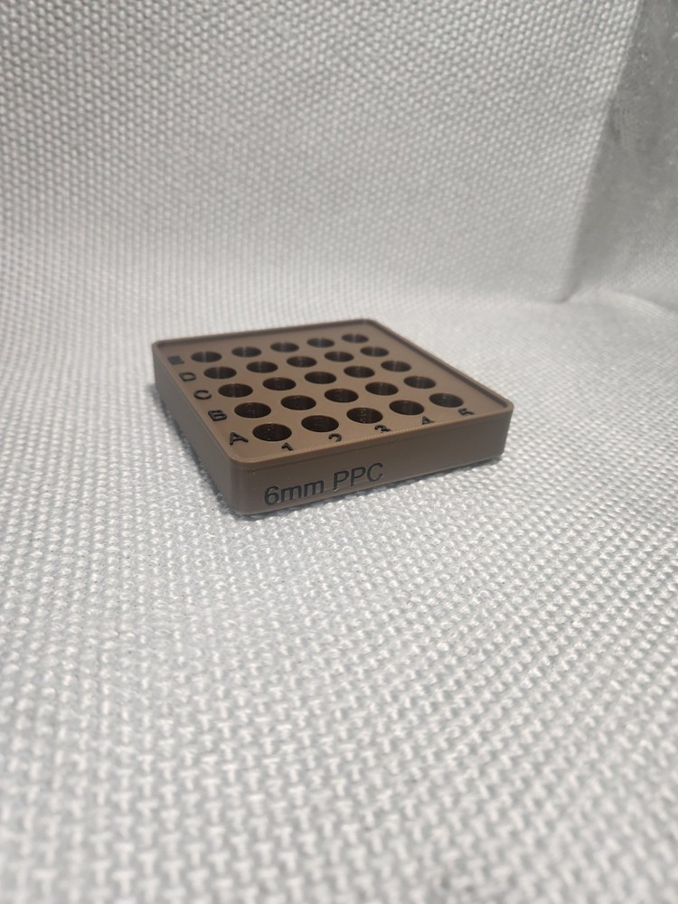 6mm PPC Reloading tray, Stackable, Different color options