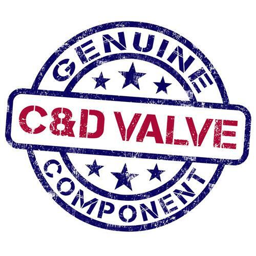C&D Valve CD5050 1/4" Thumbscrew Core Depressor / Flow Control Valve