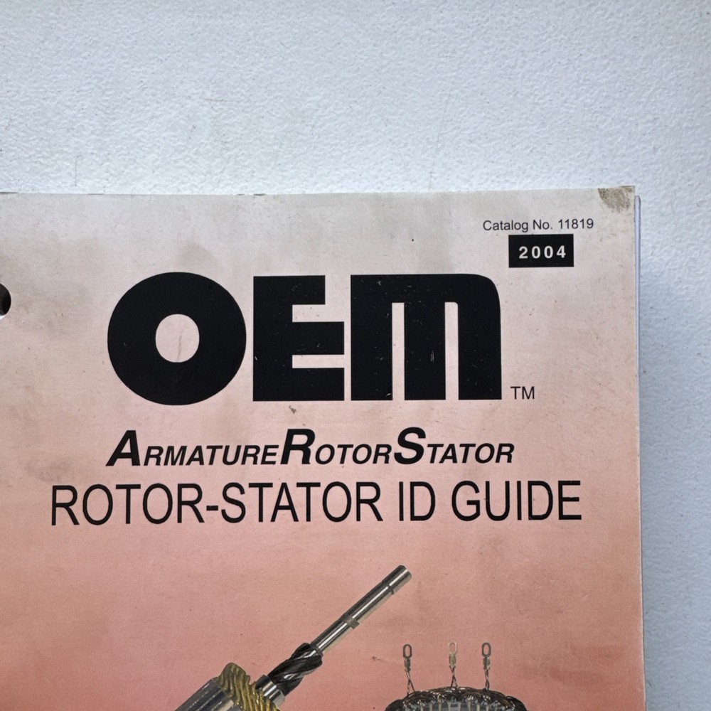 OEM 2004 Armatures, Rotors And Stators ID Guide