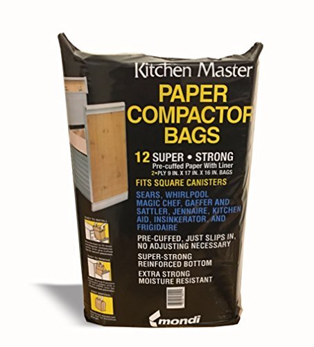 Kitchen Master Super Strong Compactor Bags Pre Cuffed 12 Pack