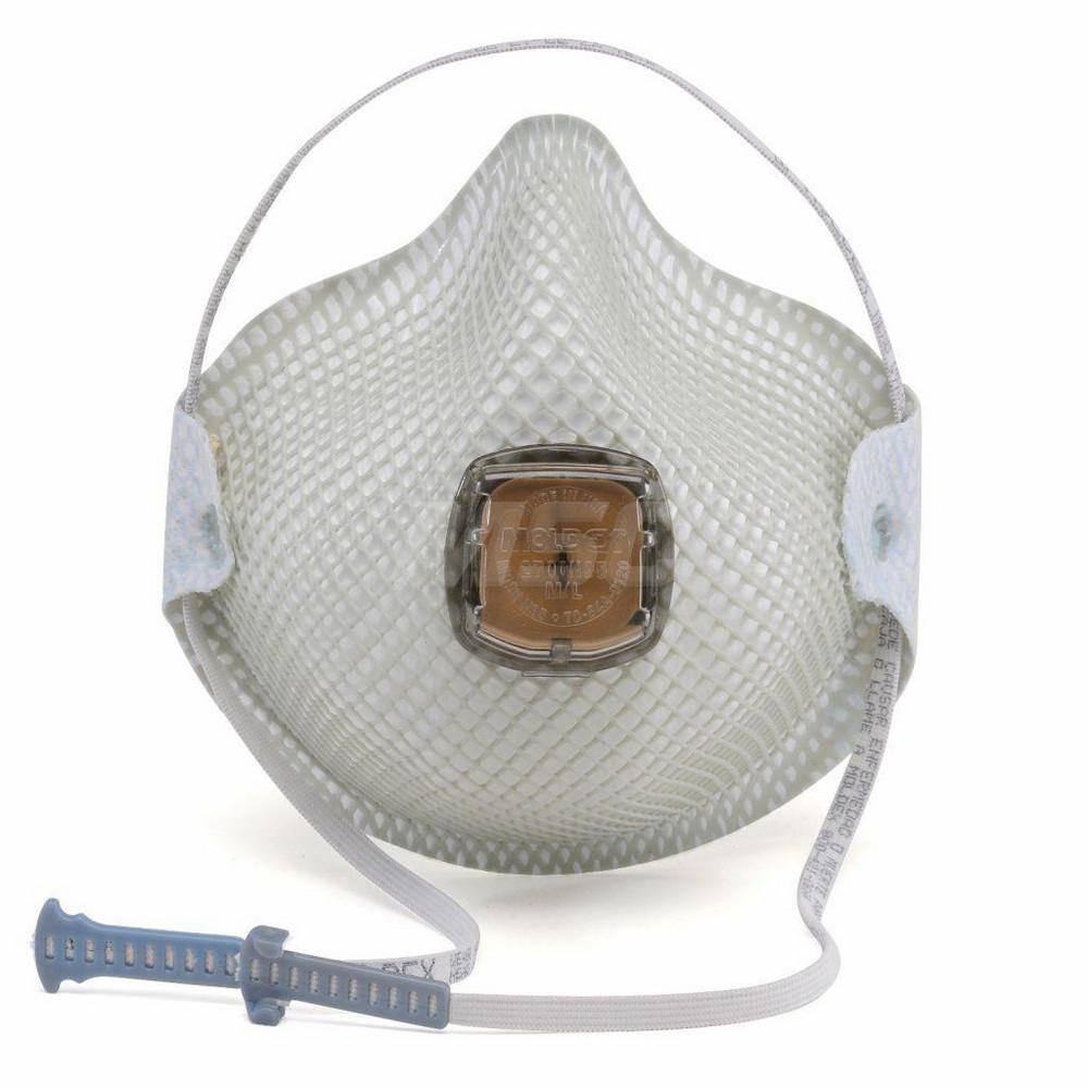 10 Pack Moldex Disposable Particulate Respirators with Exhalation Valve
