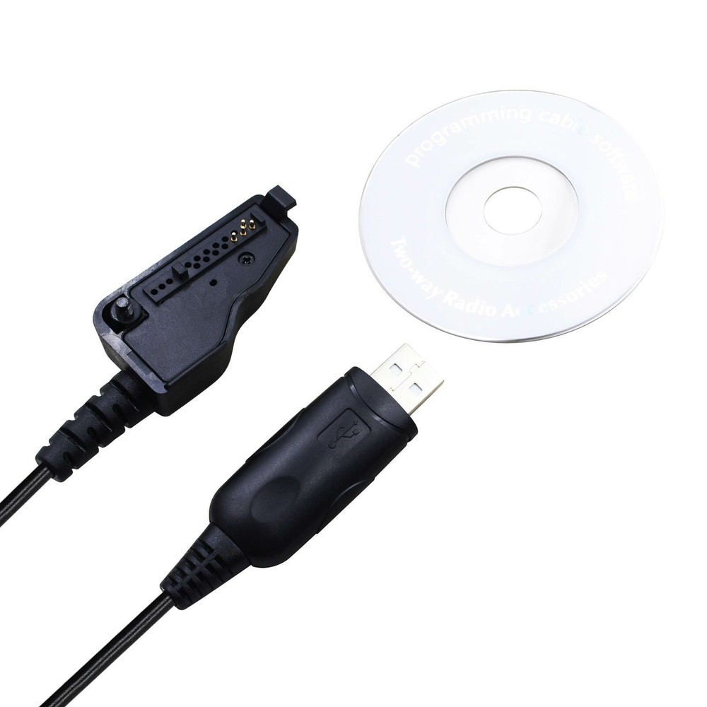 USB Programming Program Cable Cord w/CD For Kenwood Radio TK-2180 TK-3180 TK-180
