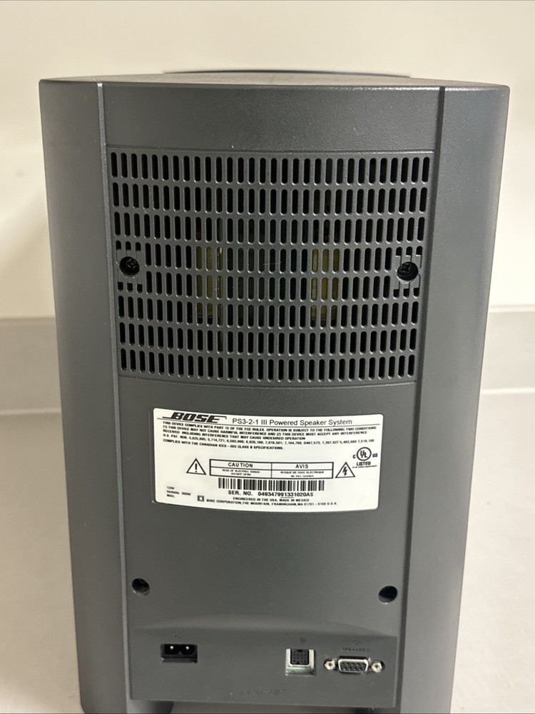 Bose PS 3-2-1 III Powered Speaker System Subwoofer