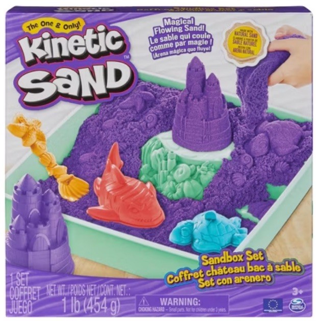 Kinetic Sand Sandbox Set Purple
