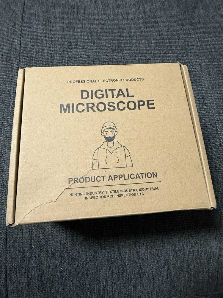 7" LCD Digital Microscope, Coin Microscope with 12MP Camera