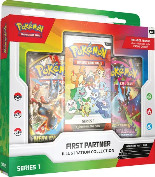 Pokemon First Partner Series 1 Illustration Collection