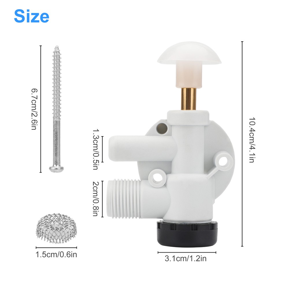 385314349 RV Pedal Flush Toilets Water Valve Replacement Kit For Dometic Sealand