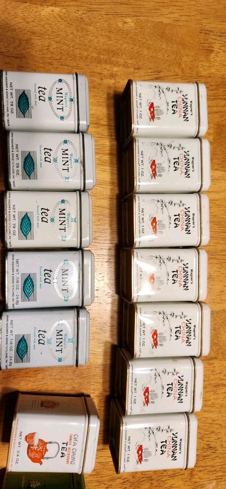 John Wagner & Sons Vintage Tea Cans