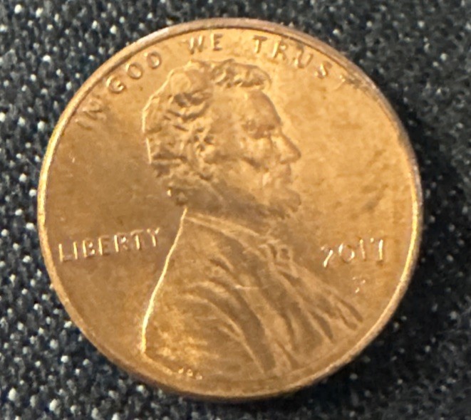 1 cent,2017 P PENNY lincoln head