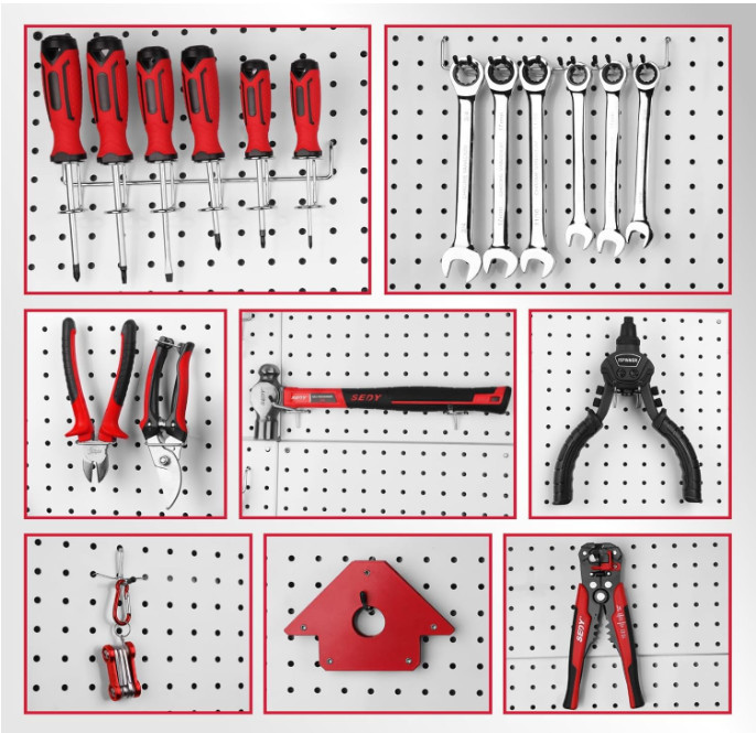 Pegboard Organizer Peg Board Hooks: 300-Piece Hooks for Black