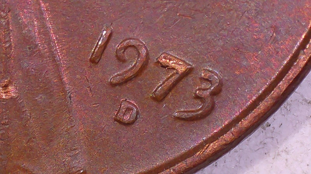 1973 D Lincoln Cent RPM (#77334)